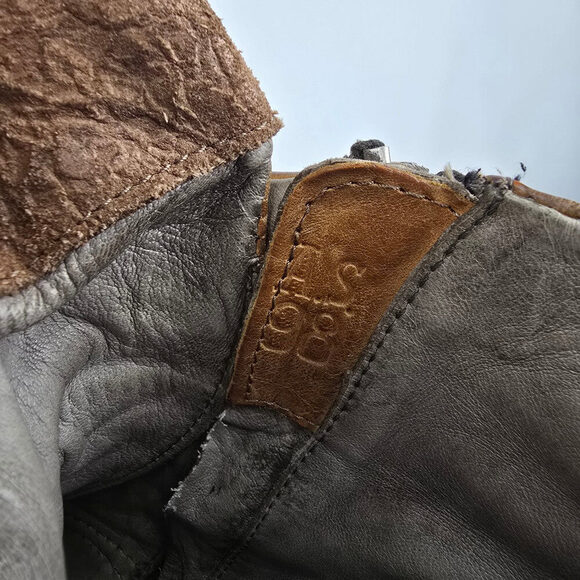 AS98 Brown Leather Strappy Ankle Boots Size 6 - Picture 12 of 12